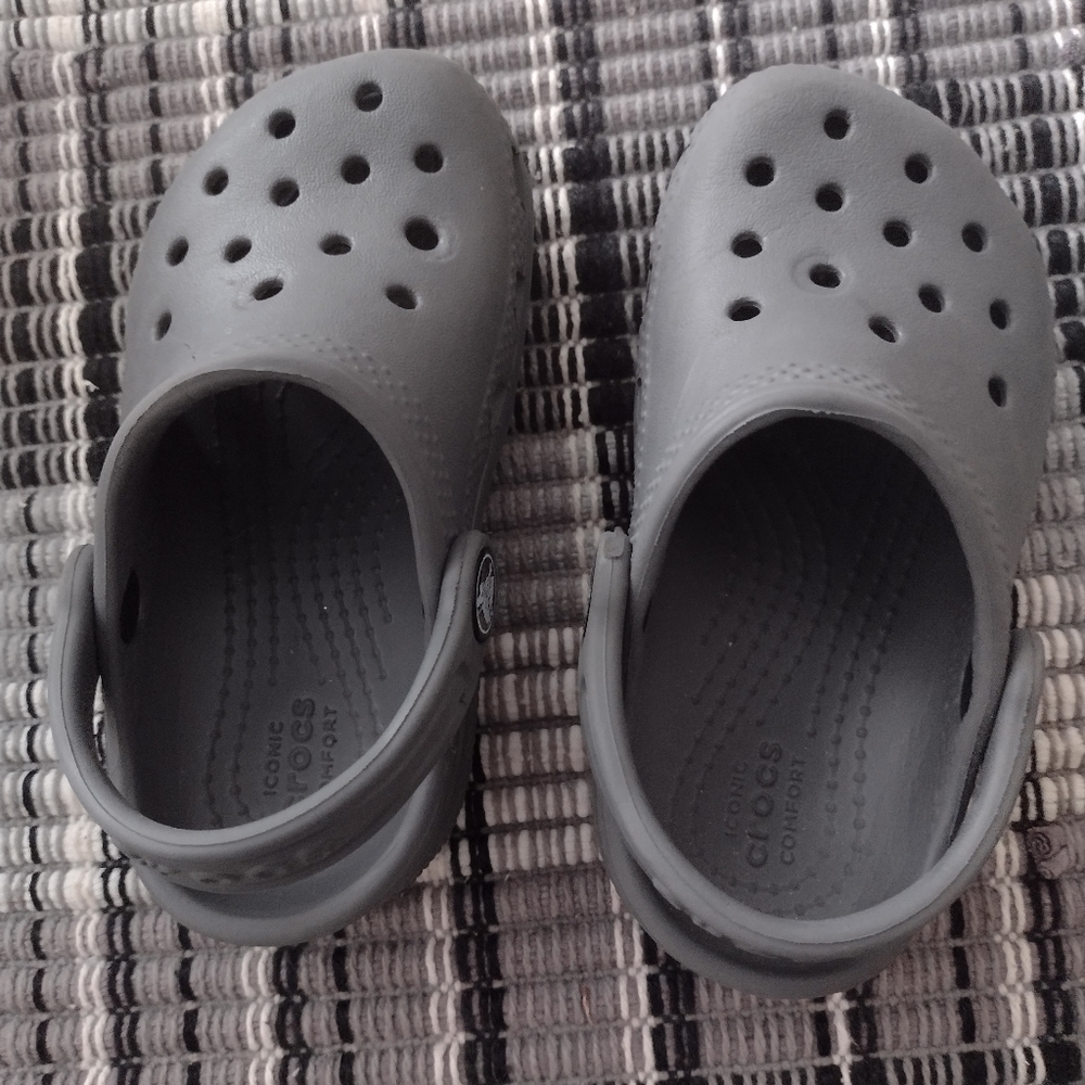 Toddler Gray Crocs